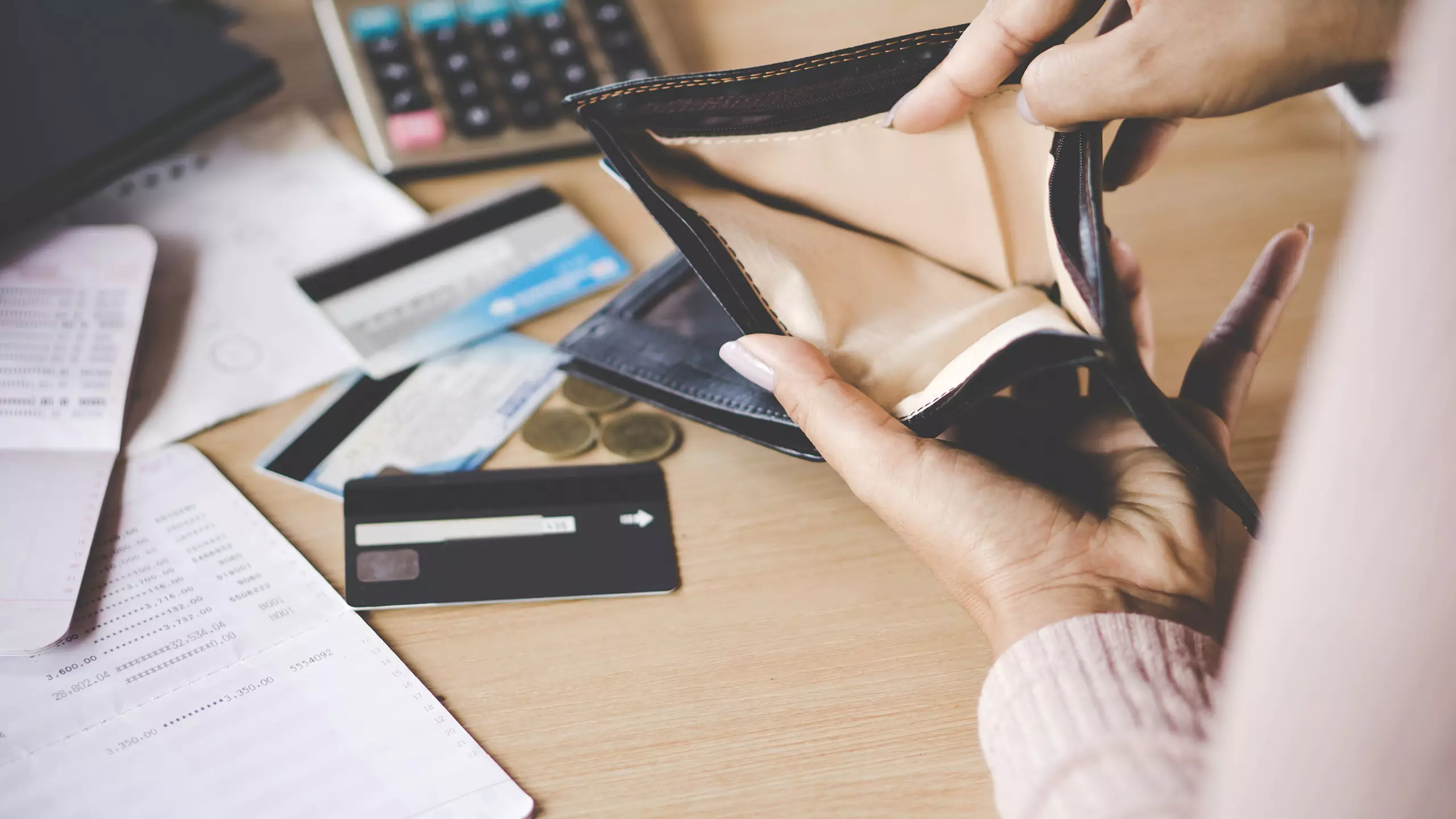 Quanto costa mantenere un sito web WordPress - portafoglio vuoto 