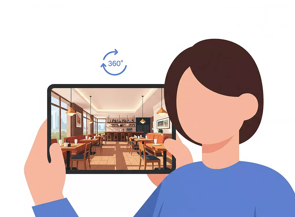 Tour virtuali per ristoranti